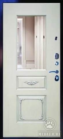 Стальная дверь с зеркалом-138