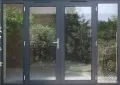 Тамбурная дверь с боковой и верхней вставкой-18
