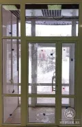 Тамбурная дверь с боковой и верхней вставкой-20