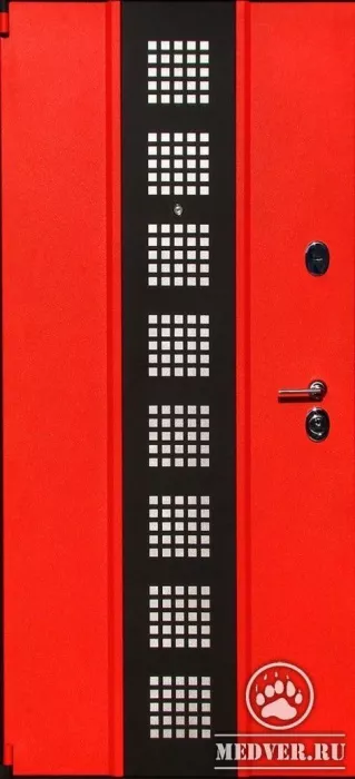 Красная входная дверь - 13