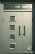 Тамбурная дверь с боковой и верхней вставкой-19