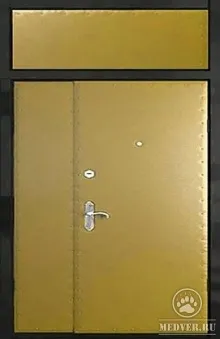 Тамбурная дверь с боковой и верхней вставкой-34